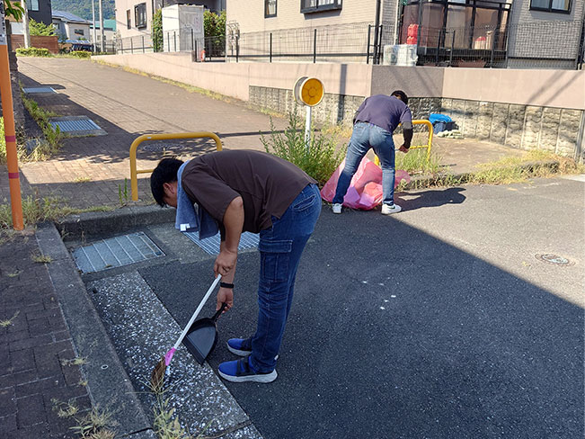 地域のゴミ拾い・清掃活動の推進